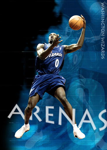 Gilbert Arenas Washington Wizards NBA player